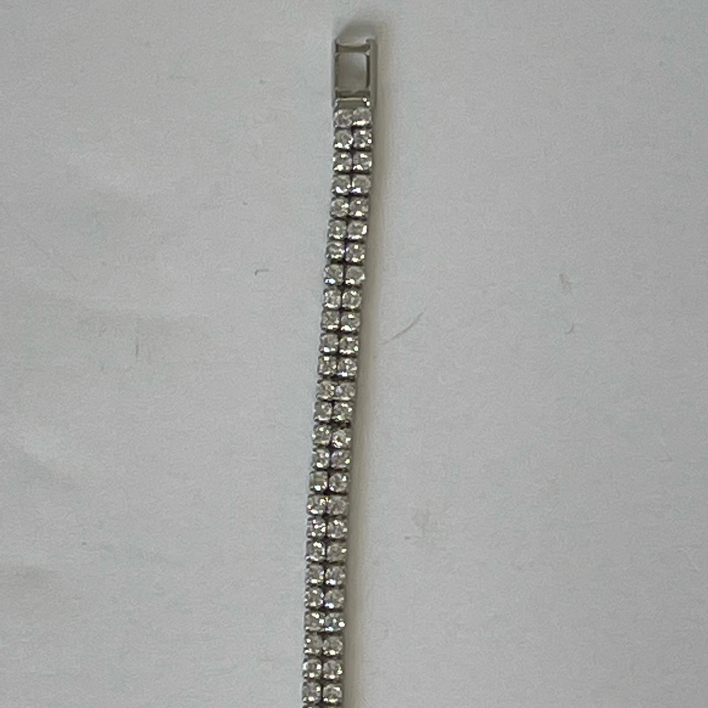 New Luxury 925 Sterling Silver Tennis Bracelet Bangle - Picture 5 of 5